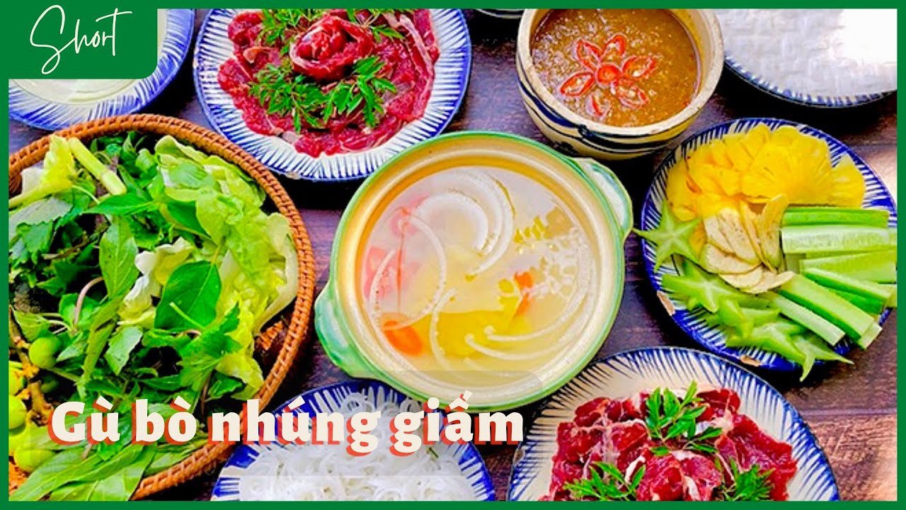 Cách Nấu Lẩu Bò Nhúng Dấm Thơm Ngon, Chuẩn Vị Tại Nhà Món lẩu bò nhúng dấm hoàn chỉnh