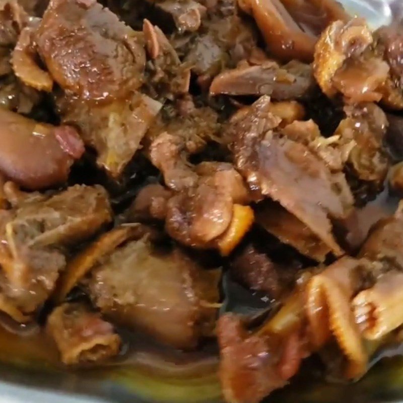 món ngỗng giả cầy thơm ngon thành phẩm