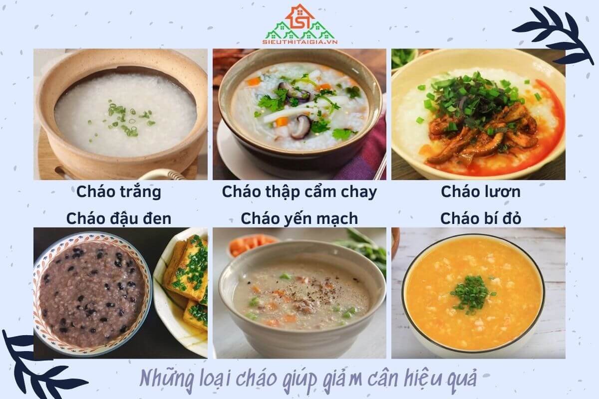Một số loại cháo giúp giảm cân hiệu quả