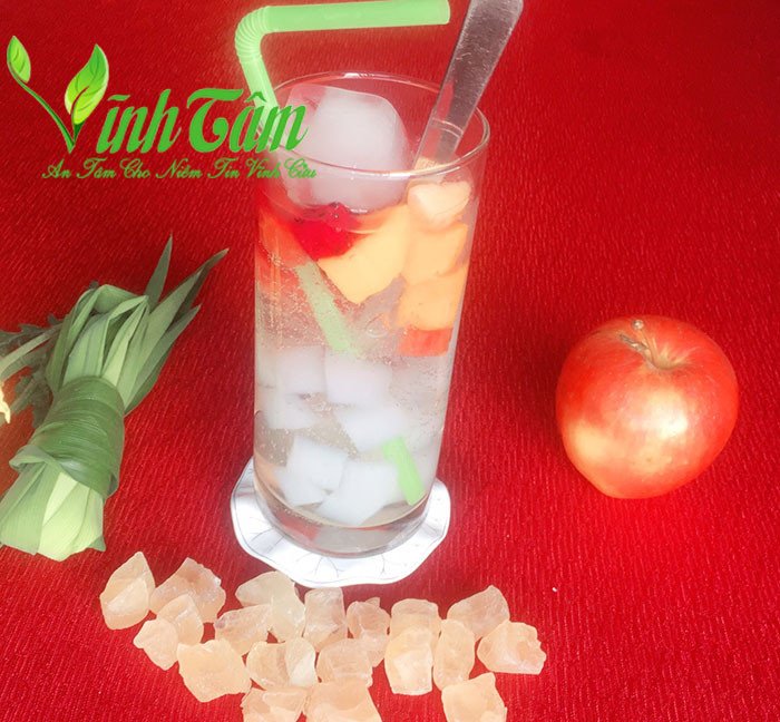 mủ trôm thạch dừa trái cây