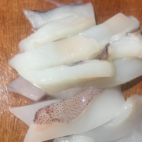 mực tươi ngon cho món xào