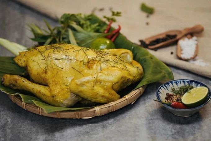 Muối chấm thịt gà tiêu chanh thành phẩm đậm đà