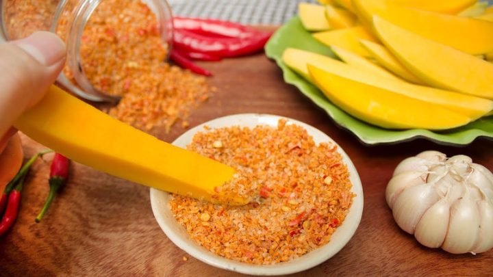 Muối tôm cay nồng, thơm ngon
