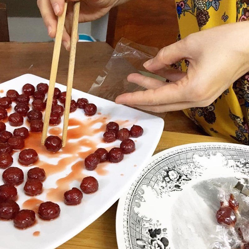 Mứt chùm ruột thành phẩm đóng gói