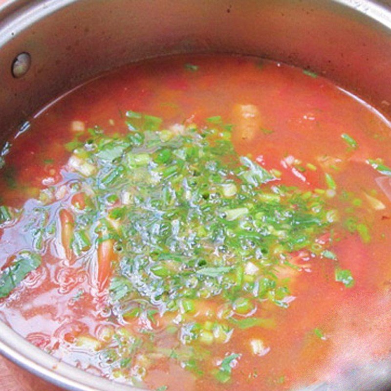 Nấu canh chua ngao miền Bắc thơm ngon