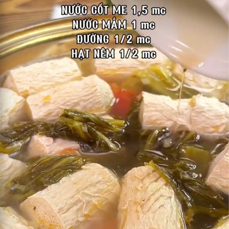 Nấu nước dùng bún chay rau củ