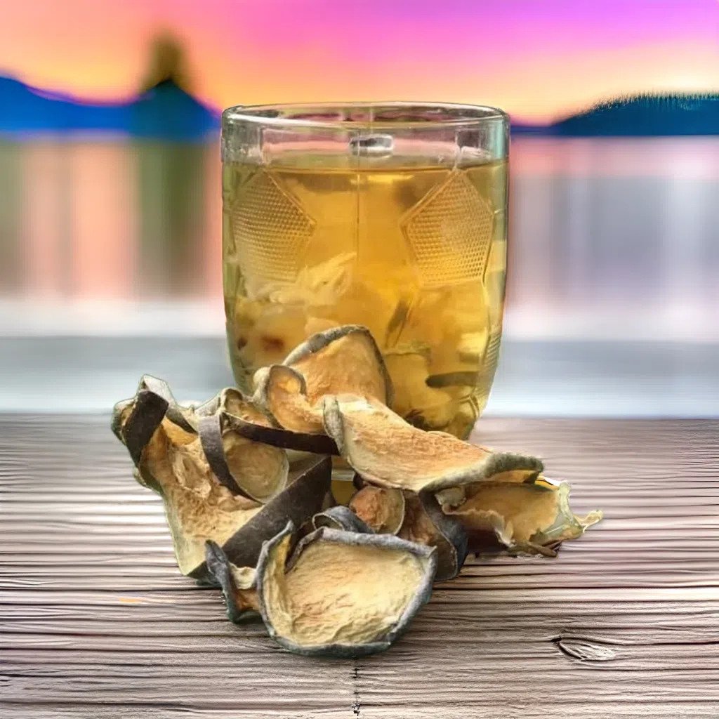 Nấu trà bí đao khô