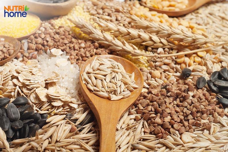 Ngũ cốc nguyên hạt là lựa chọn hàng đầu cho thực phẩm giàu calo giúp bạn tăng cân hiệu quả