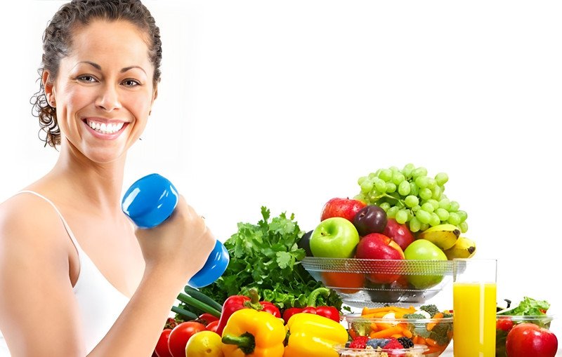 Người phụ nữ tập thể dục để đốt cháy calo và duy trì vóc dáng cân đối.