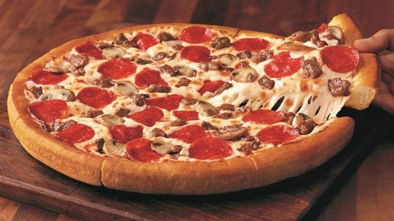 Người thưởng thức pizza