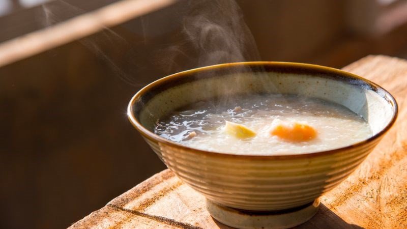 Nguy cơ từ cháo quá nóng