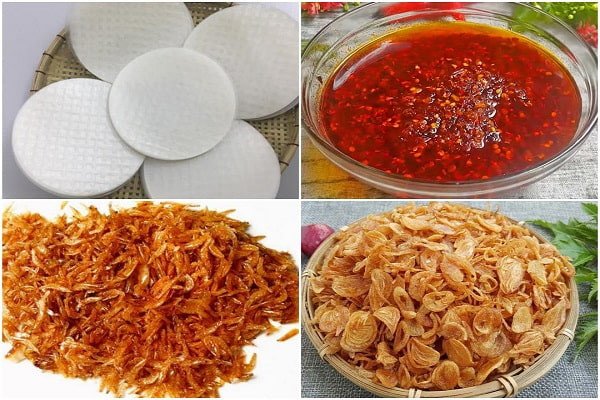 Nguyên liệu bánh tráng trộn sa tế đơn giản