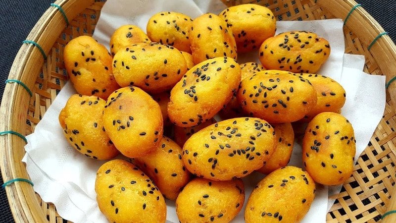 Nguyên liệu cần để làm bánh khoai lang bột năng