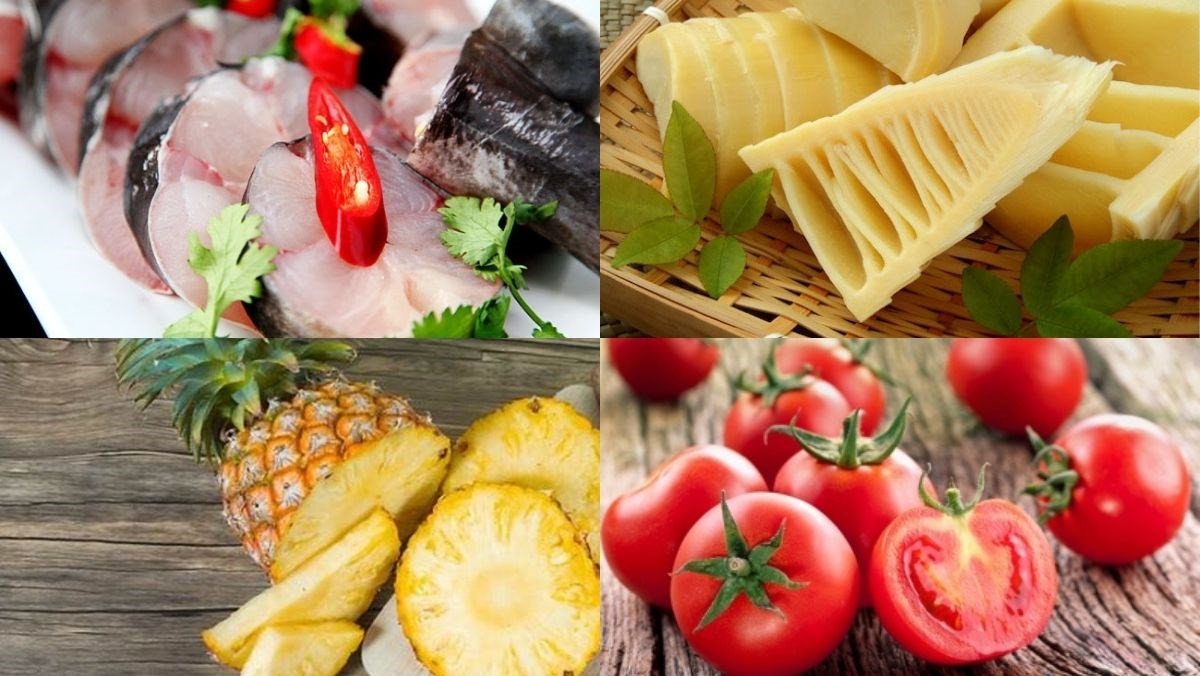 Cách Nấu Canh Chua Cá Lăng Đậm Đà Chuẩn Vị Tại Nấu Chuẩn Ăn Ngon Nguyên liệu chính cho món canh chua cá lăng