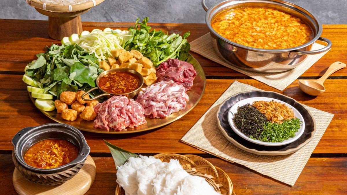 Nguyên liệu chính cho món lẩu tôm bầu