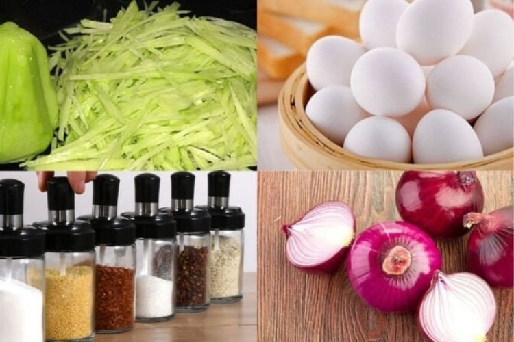 Nguyên liệu chính cho món su su xào trứng dinh dưỡng gồm su su và trứng gà