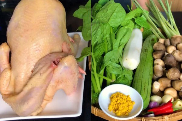 Nguyên liệu chính để nấu gà hầm sả
