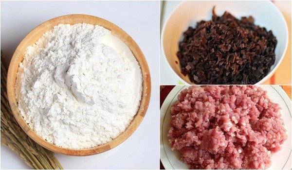 Nguyên liệu chính để pha bột bánh bèo Hải Phòng