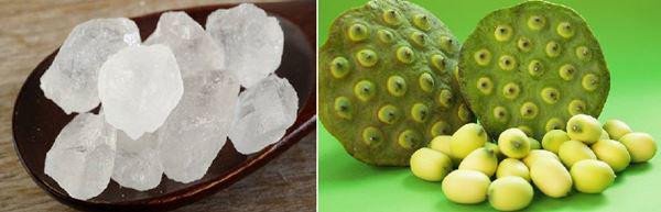 Cách Nấu Chè Hạt Sen Ngon Chuẩn Vị Tại Nhà Nguyên liệu chính làm chè hạt sen đường phèn