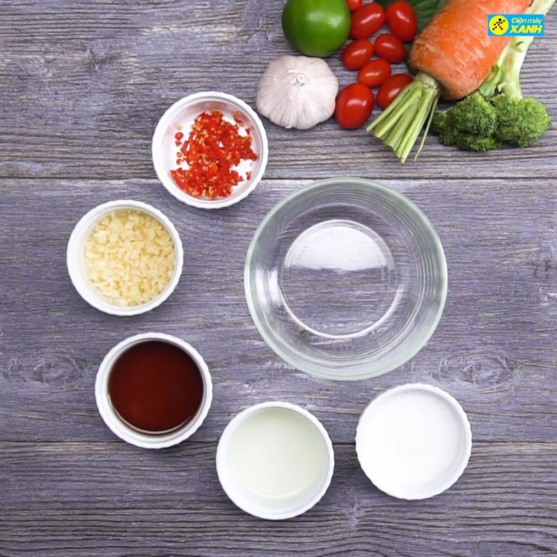 Nguyên liệu cho cách làm nước chấm thịt luộc thơm ngon tại nhà