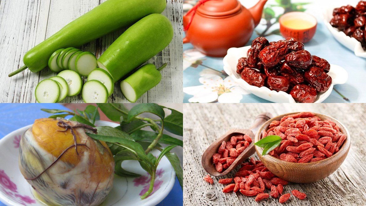 Nguyên liệu cho hột vịt lộn um bầu thảo mộc