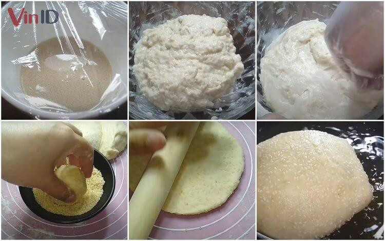 Nguyên liệu chuẩn bị cho cách làm bánh tiêu truyền thống