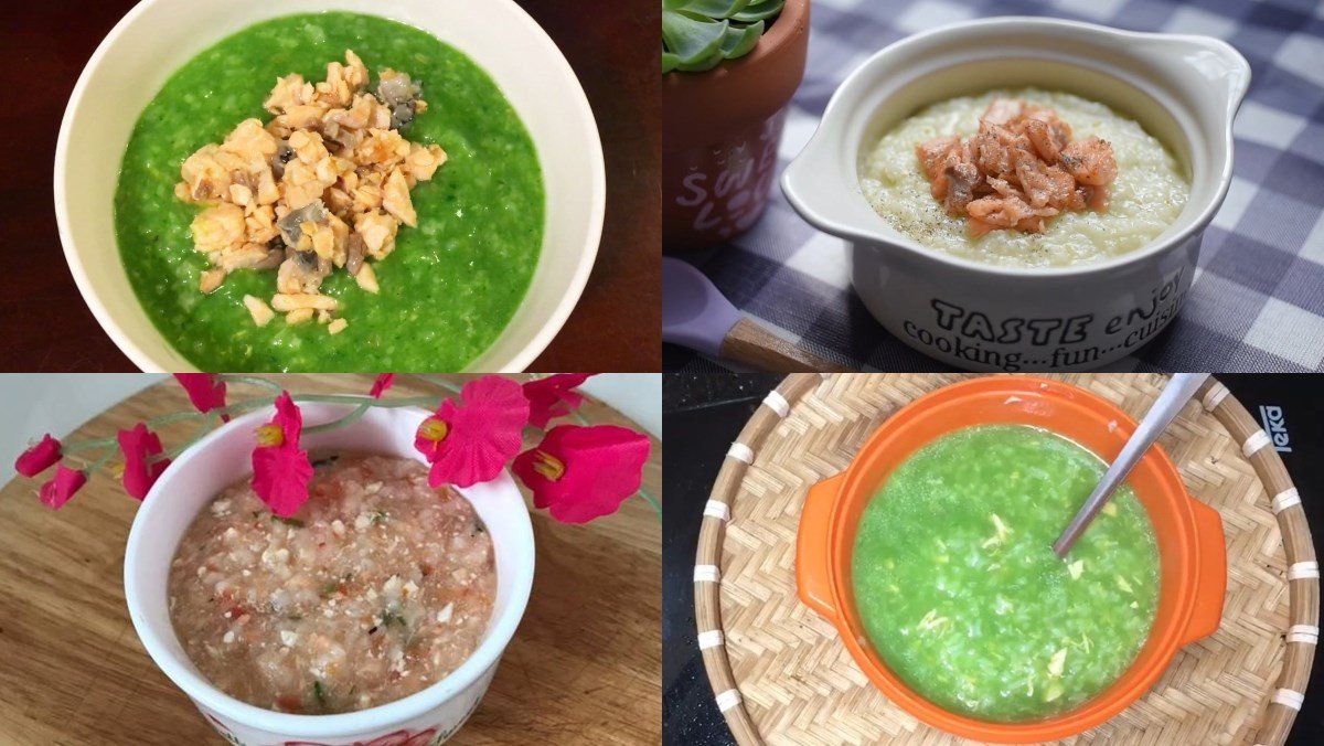 Nguyên liệu chuẩn bị cho cách nấu cháo cá hồi dinh dưỡng