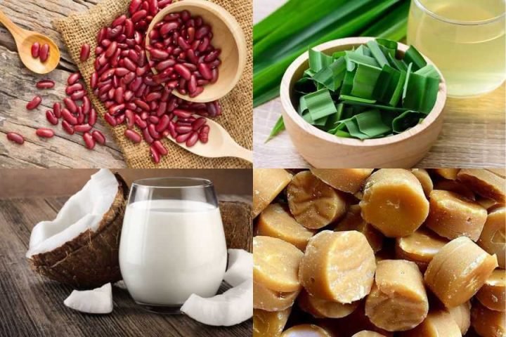 Cách Nấu Chè Đậu Đỏ Tại Nhà: Bí Quyết Ngọt Dịu, Bổ Dưỡng Nguyên liệu chuẩn bị cho cách nấu chè đậu đỏ truyền thống thơm ngon