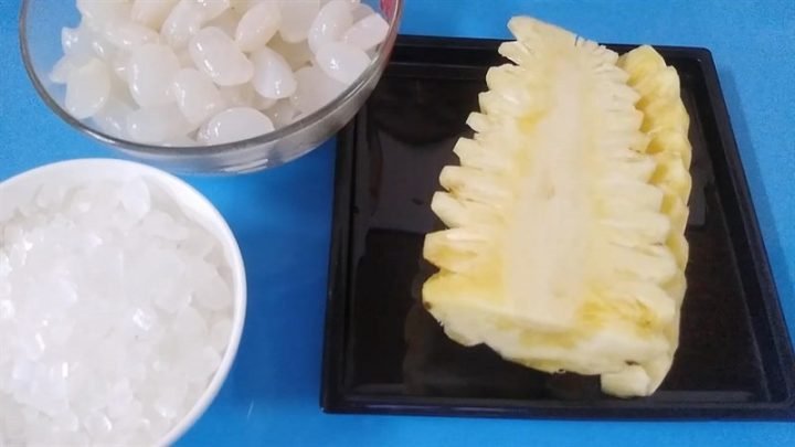 Nguyên liệu chuẩn bị cho cách nấu chè hạt đác thơm ngon