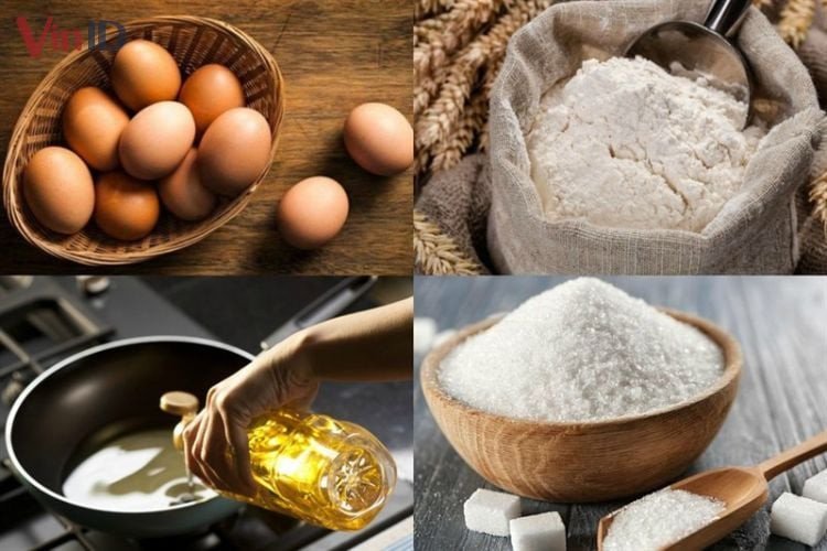 Hướng Dẫn Chi Tiết Cách Làm Bánh Tổ Ong Thơm Ngon Tại Nhà Nguyên liệu chuẩn bị để làm bánh tổ ong truyền thống giòn rụm