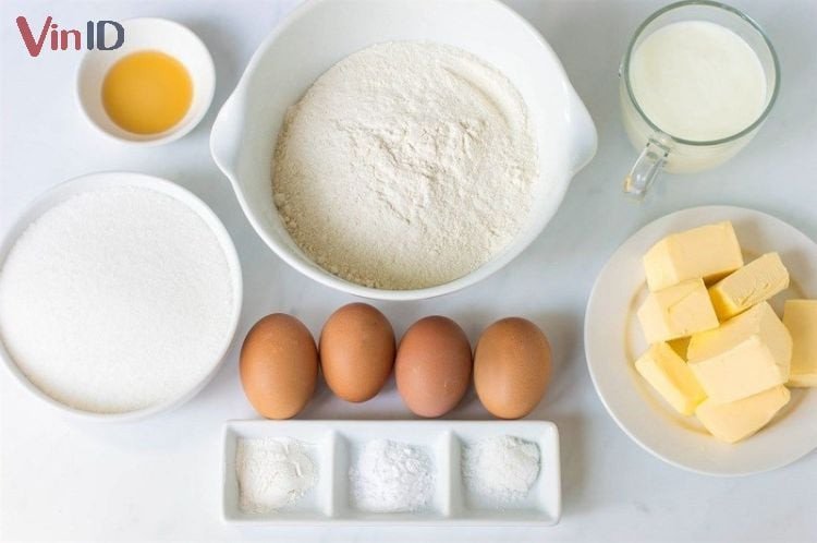 Nguyên liệu cơ bản cho món bánh mì trứng thịt thơm ngon