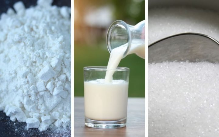 Nguyên liệu cơ bản để làm bánh mochi không nhân