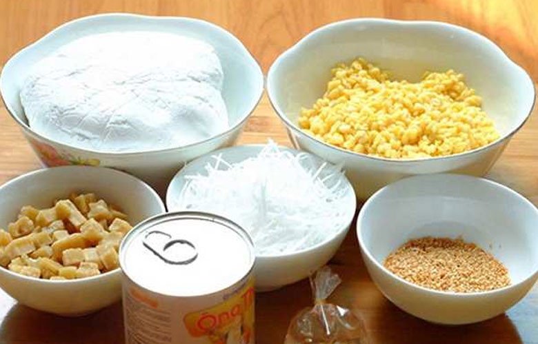 Nguyên liệu cơ bản để thực hiện cách nấu chè xôi nước truyền thống thơm ngon