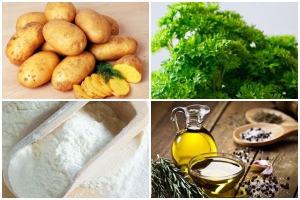 Nguyên liệu cơ bản làm bánh khoai tây