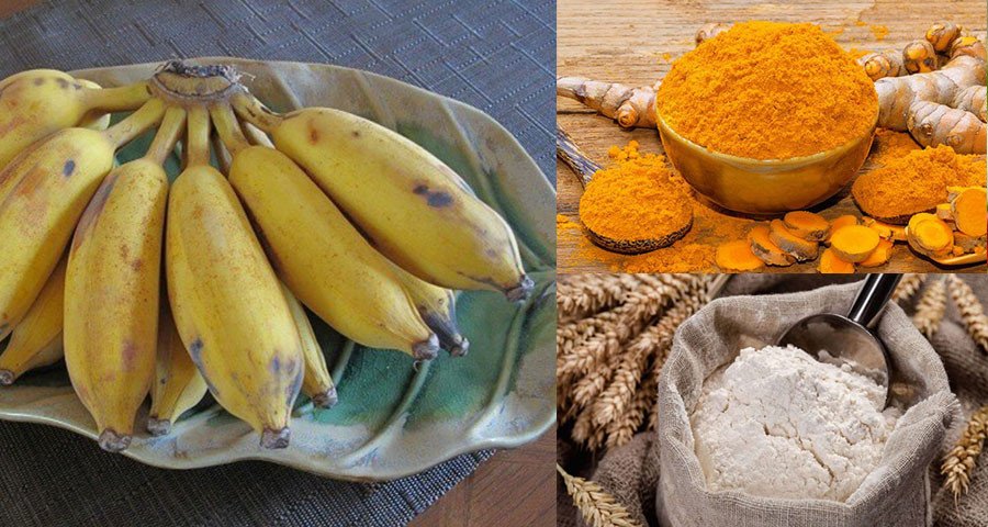 Nguyên liệu làm bánh chuối chiên