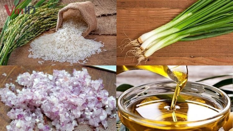 Nguyên liệu làm bánh mướt