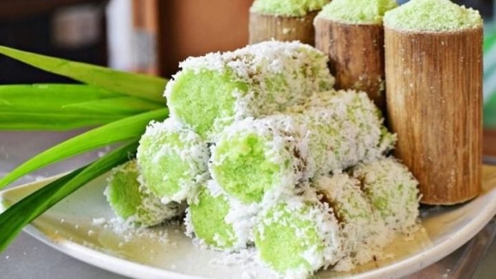 Nguyên liệu làm bánh ống lá dứa