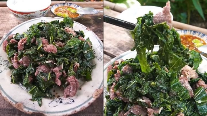 Nguyên liệu làm lá cách xào thịt bò