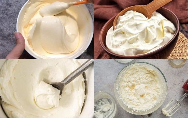 Nguyên liệu làm sốt phô mai kem tươi và cream cheese hảo hạng