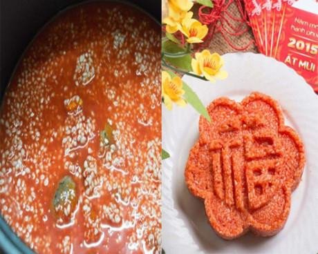 nguyên liệu làm xôi gấc