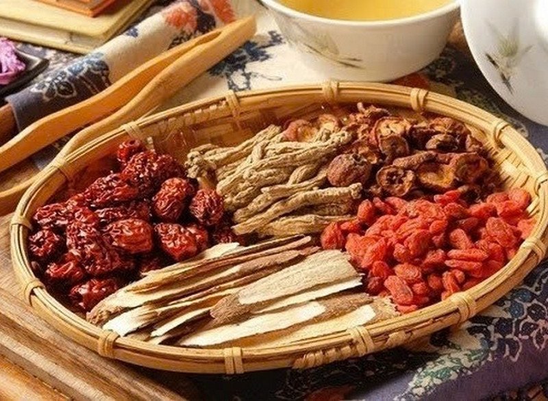 Nguyên liệu lẩu rắn gà thuốc Bắc