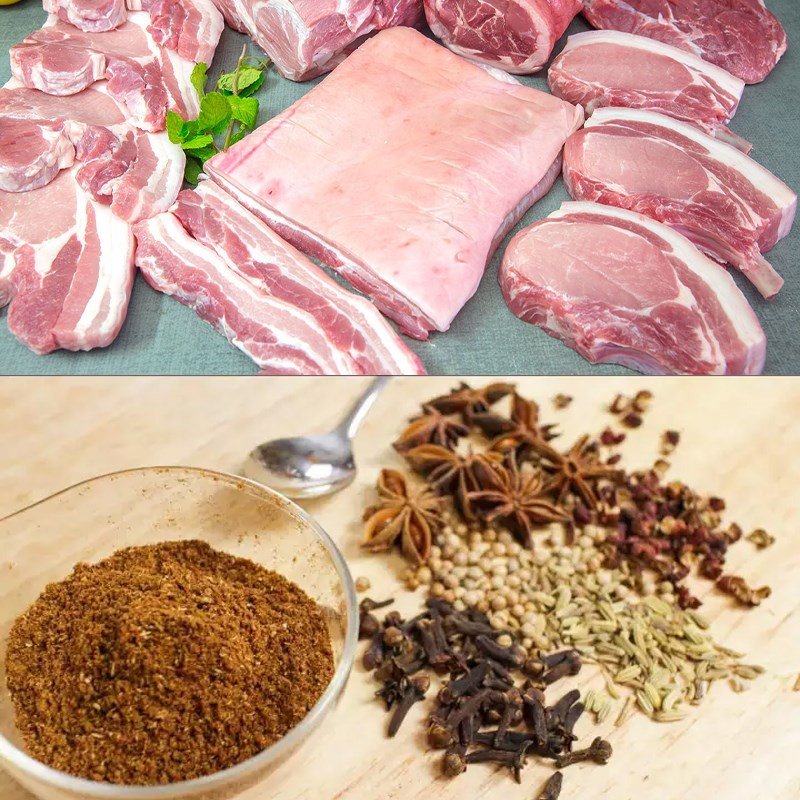 Cách Làm Thịt Xá Xíu Bằng Chảo Thơm Ngon Đậm Vị Tại Nhà Nguyên liệu món ăn thịt xá xíu bằng chảo