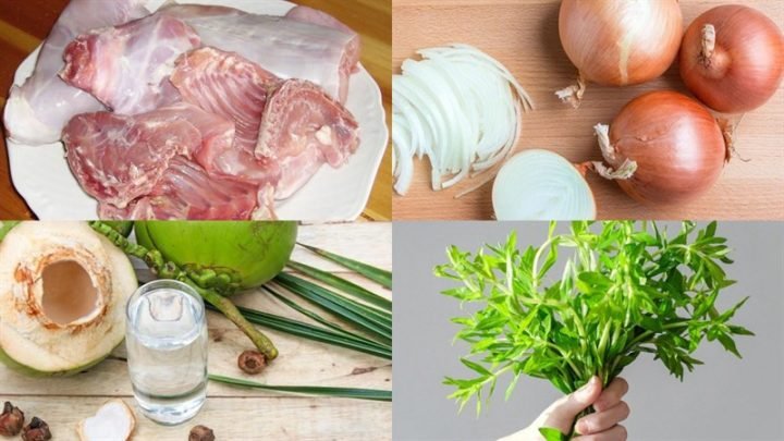 Nguyên liệu món thịt thỏ xào lăn