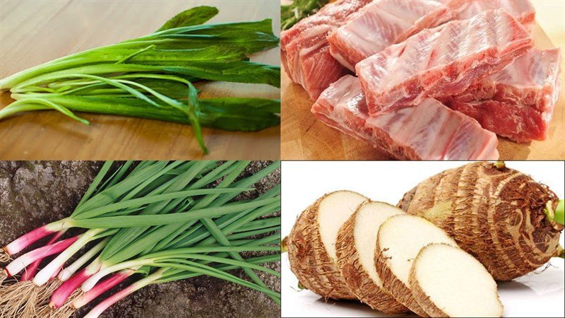 Nguyên liệu nấu canh khoai môn chuẩn vị Nấu Chuẩn Ăn Ngon