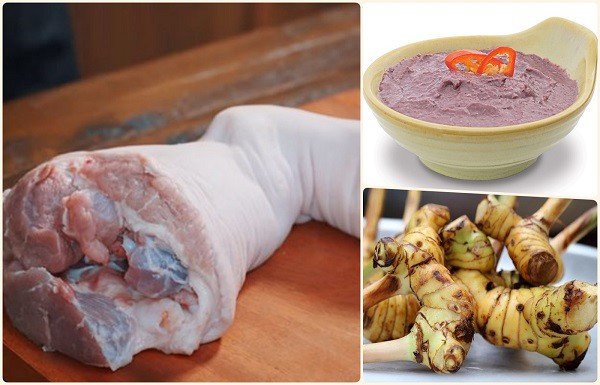 Nguyên liệu nấu giả cầy kiểu miền Trung
