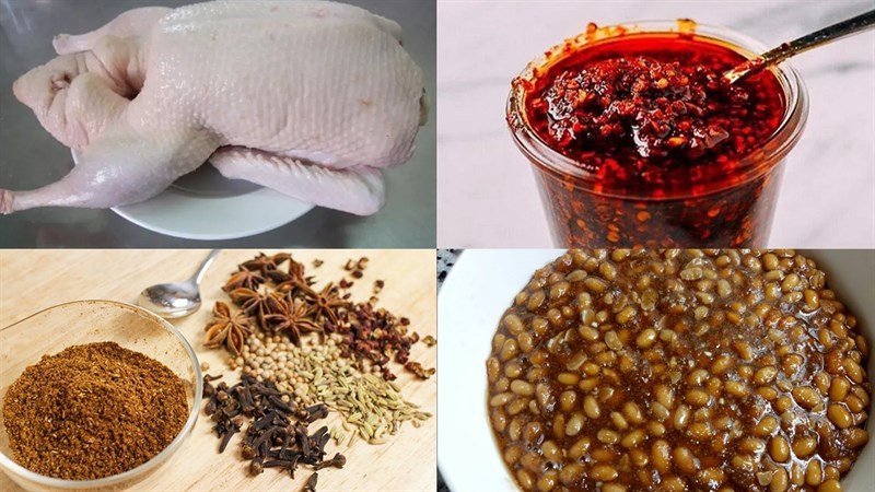 nguyên liệu nấu ngỗng giả cầy