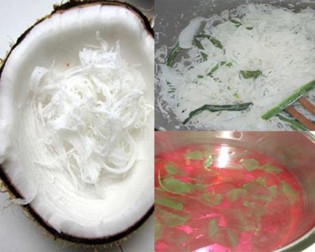 nguyên liệu nấu xôi lá cẩm