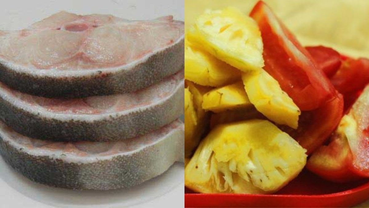 Nguyên liệu tươi ngon cho canh chua cá bớp dứa