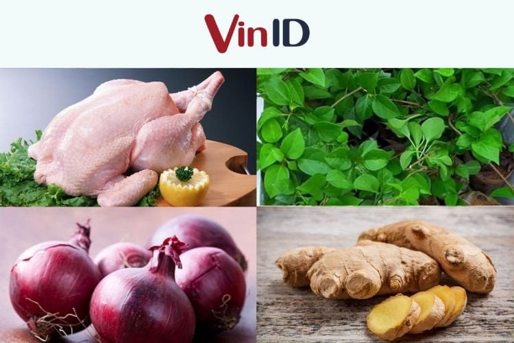 Nguyên liệu tươi ngon cho món canh gà chua lá giang