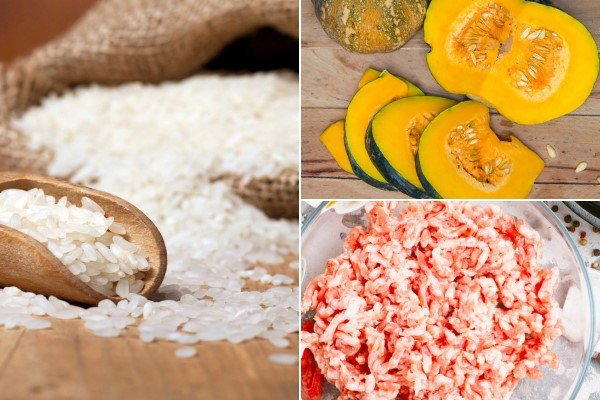 Nguyên liệu tươi ngon cho món cháo bí đỏ thịt băm